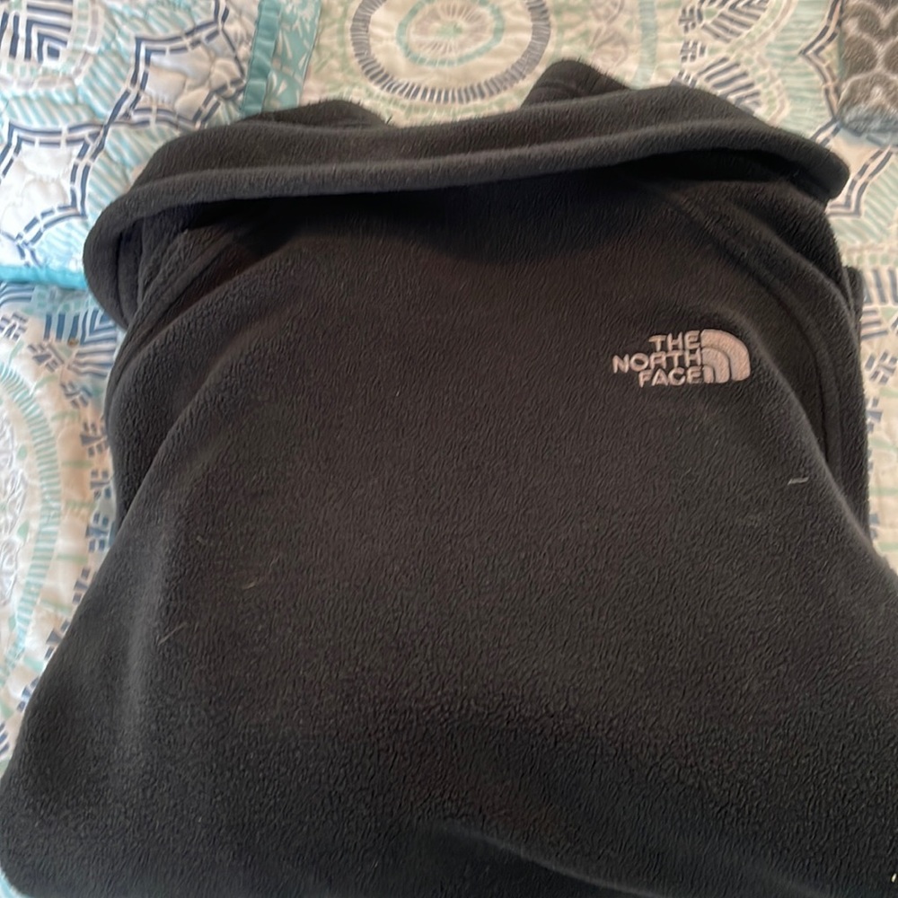 North Face black zip up